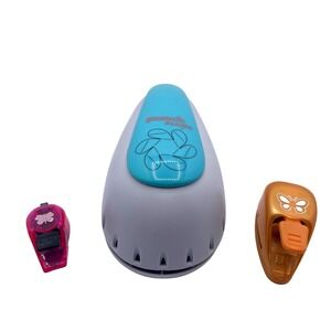 Punch Magic Craft Punch Set Flower Butterfly Shapes Scrapbooking Card Making‎